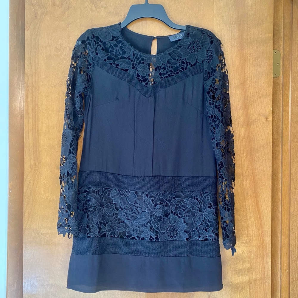 ASTR Small Women’s Lace Mini Dress/Tunic